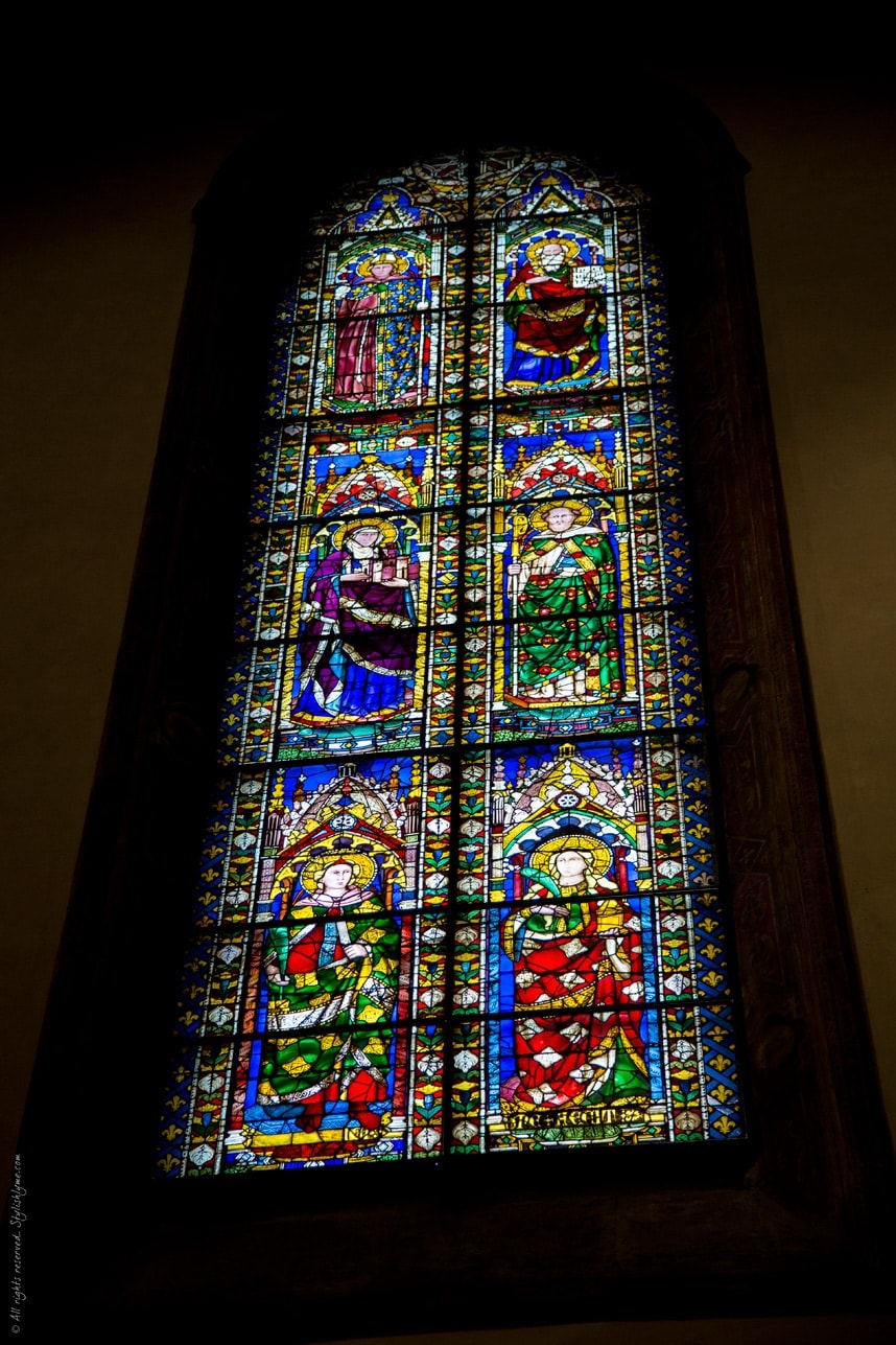 Stainglass window in Florence Cathedral