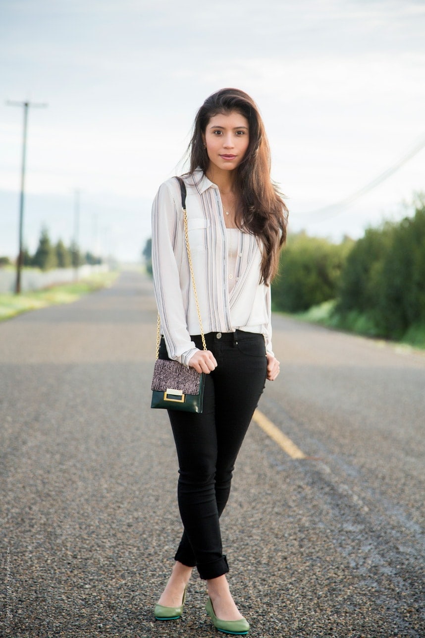 A New Stylish Way to Tuck in a Dress Shirt - stylishlyme california fashion blogger - Visit Stylishlyme.com for more outfit inspiration and style tips