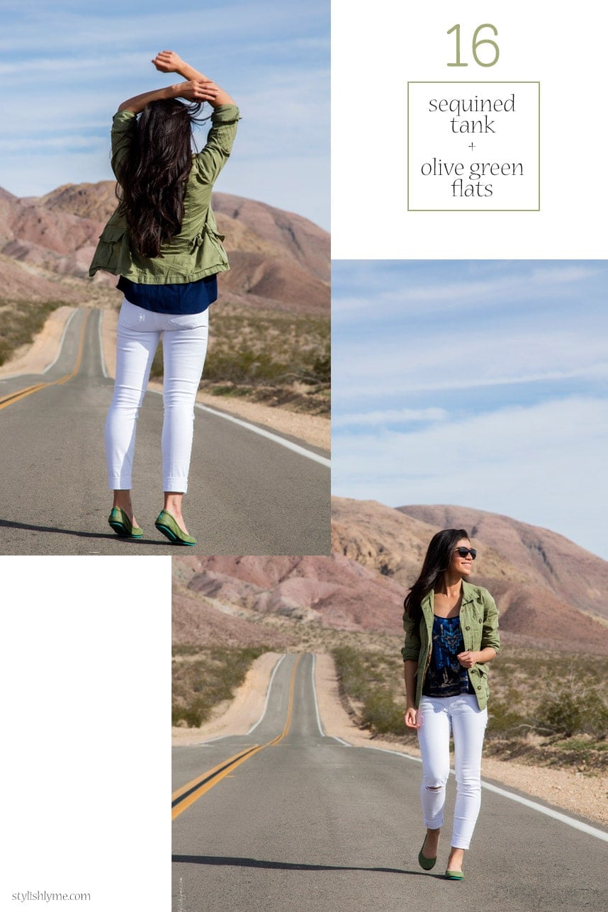 Casual white jeans road trip outfit - 15 Stylish Ways to Wear White Jeans