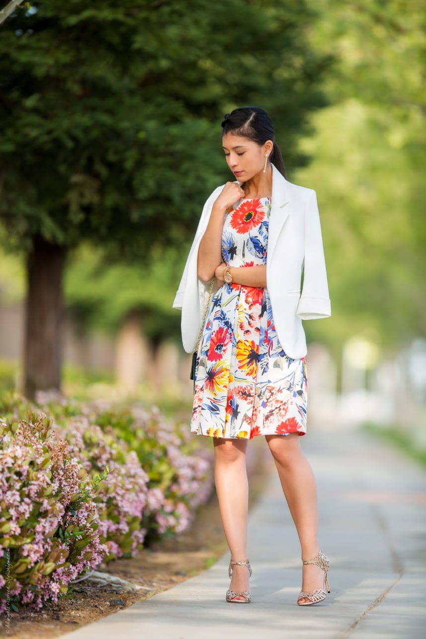 Spring Floral Print Outfit - Visit Stylishlyme.com for more outfit inspiration and style tips