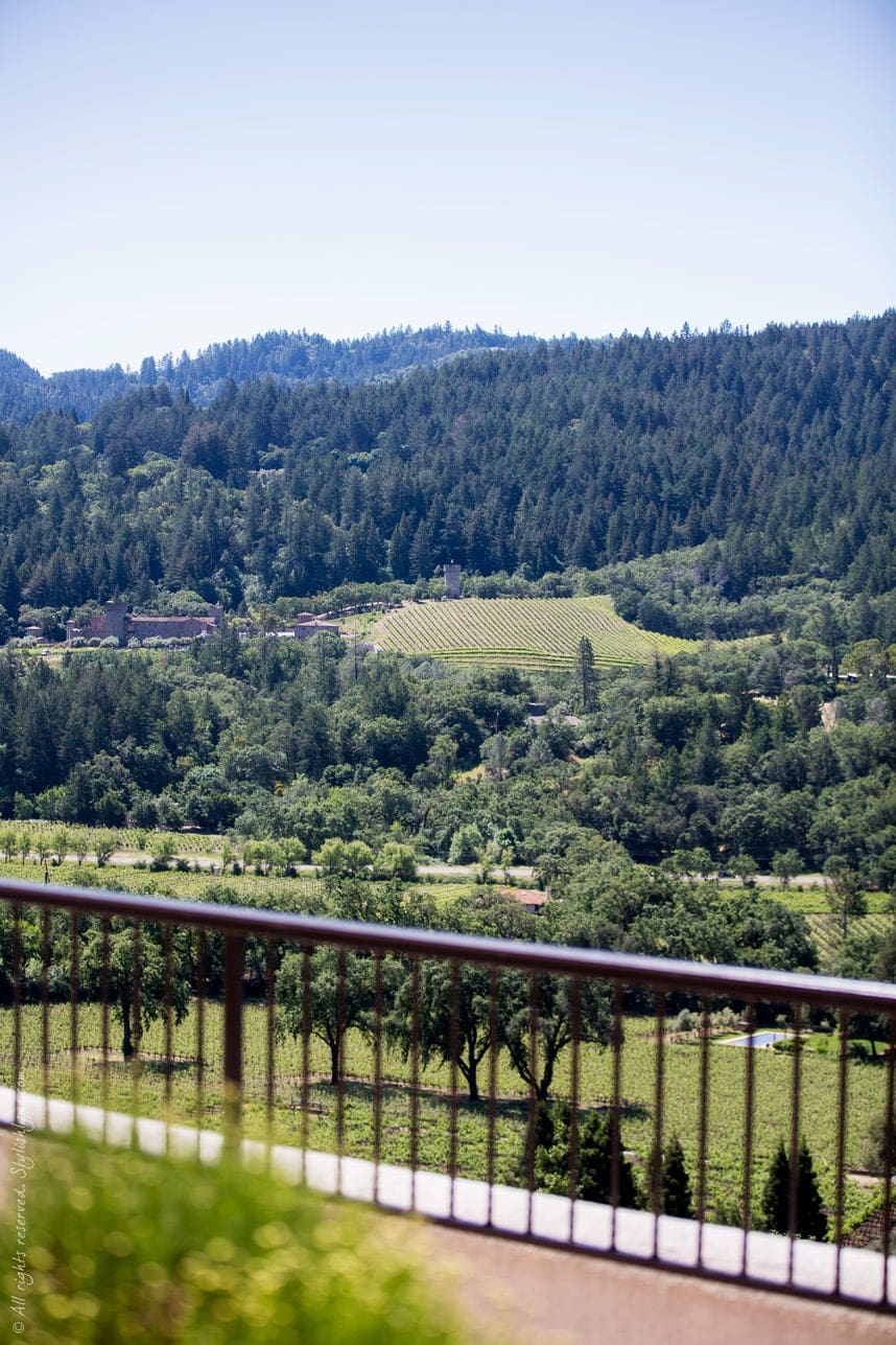 Sterling Vineyards Napa Valley Views - View more photos on stylishlyme.com
