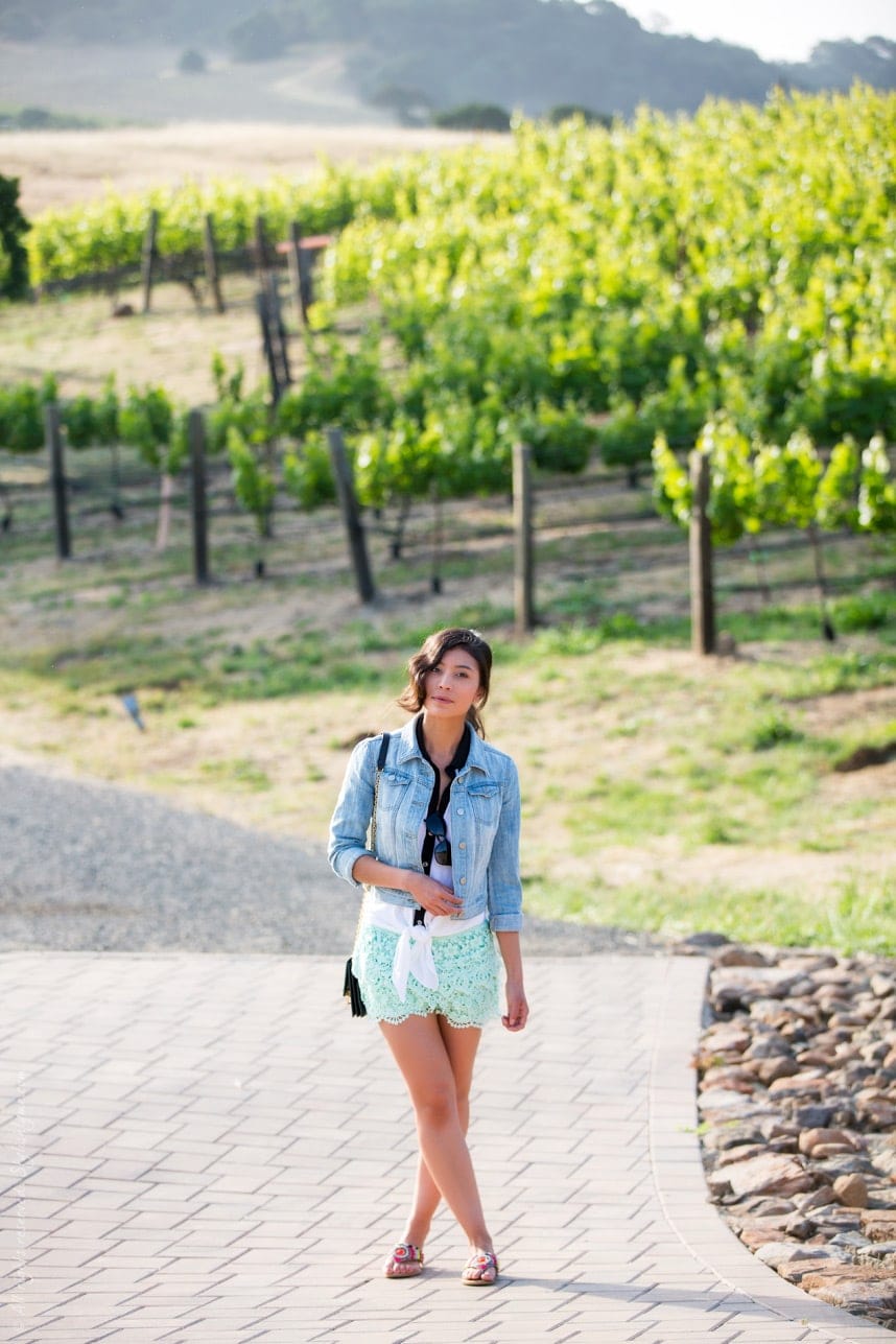 what to wear to a winery in the spring - Napa Valley
