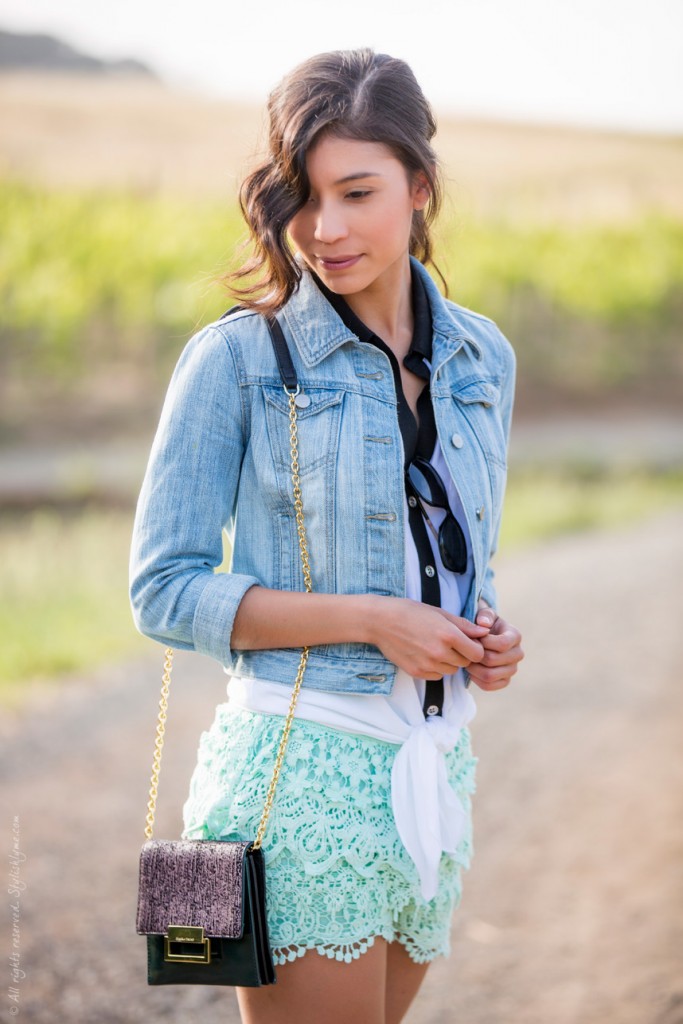 A cute spring outfit for Napa California - wine tasting attire