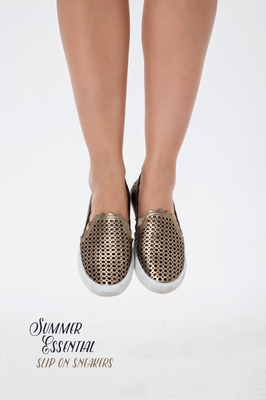 Summer Fashion Must-Have: Slip-On Sneakers - visit stylishlyme.com for more outfit inspiration and style tips