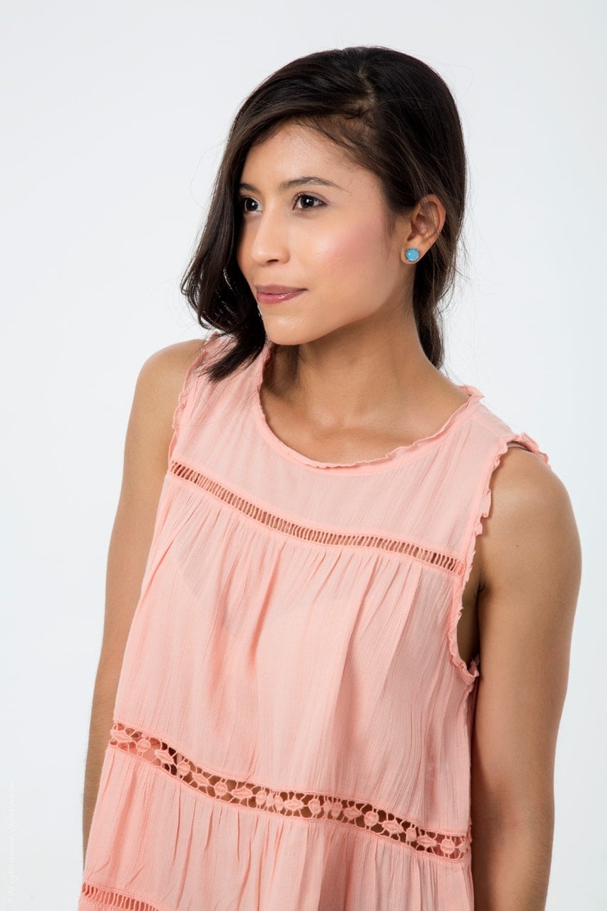 pretty pink shirt for summer - visit stylishlyme.com for more outfit inspiration and style tips