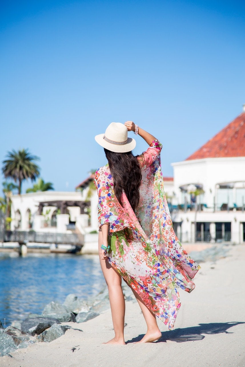 Stylish beach outfit California fashion blog- Visit Stylishlyme.com to see how to put together the perfect summer boho beach outfit