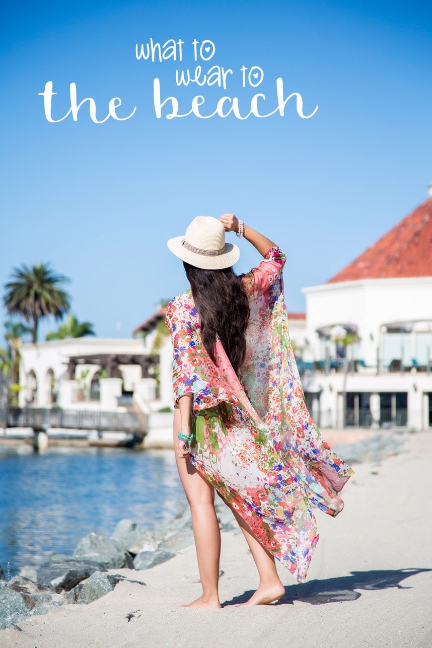 What to wear to the beach Pinterest- Visit Stylishlyme.com to see how to put together the perfect summer boho beach outfit