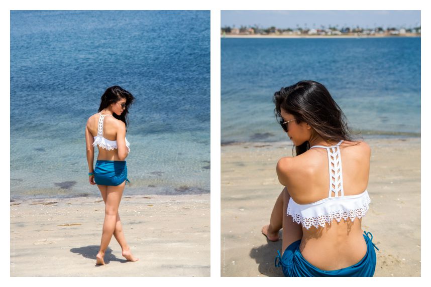 How to Make a Mismatched Bikini look stylish - Visit Stylishlyme.com to read the style post and view more photos