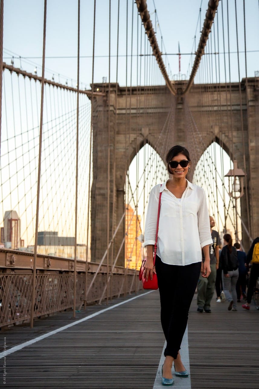 Walking The Brooklyn Bridge-Visit Stylishlyme.com to view more photos from the Brooklyn Bridge 