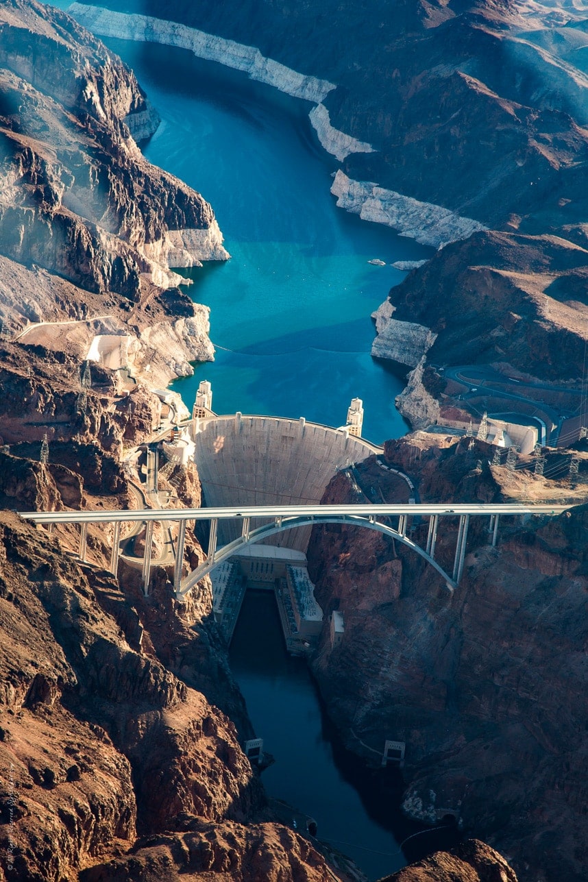 hoover dam from above - Visit Stylishlyme.com to view amazing birds eye view photos of the Grand Canyon West Rim