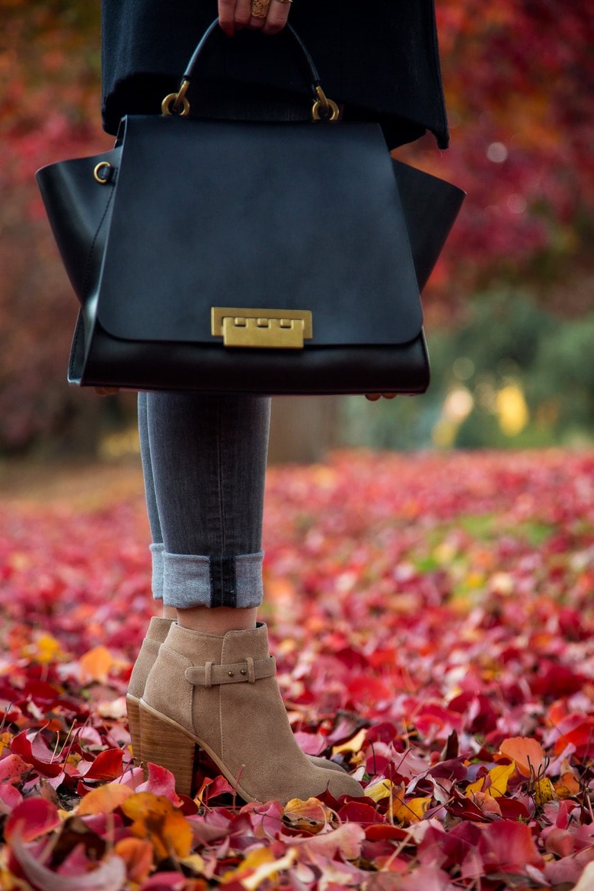 How To Wear Ankle Boots in the Fall- Visit Stylishlyme.com to view what are the three fall essentials that will make you outfit 10x more stylish