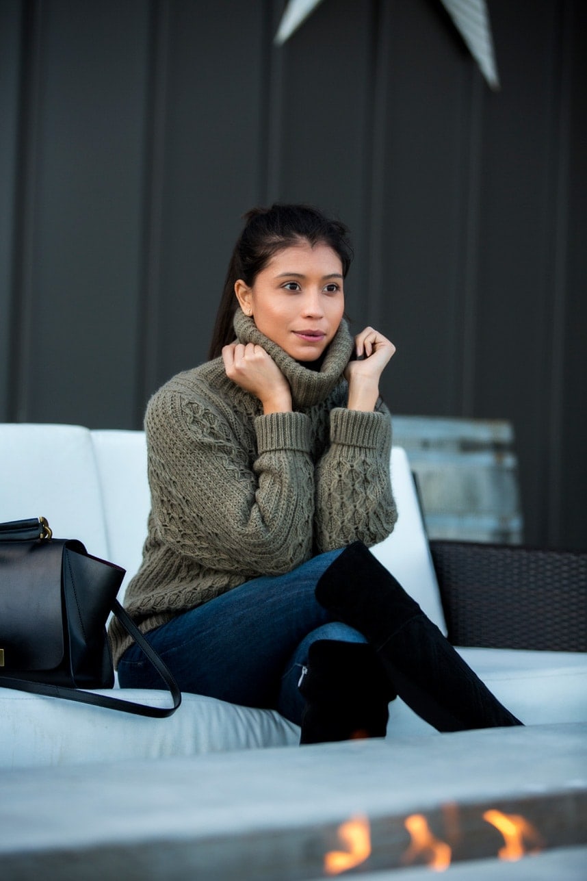 A Stylish Winter Outfit to Wear to Napa Valley in January