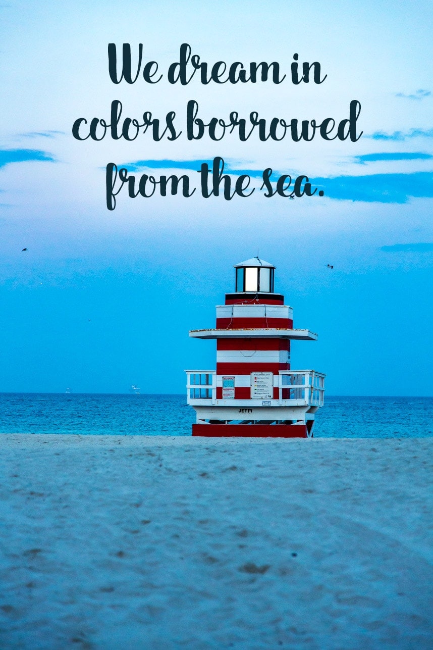 Beach dreams and beach quotes- Visit Stylishlyme.com to read more beach quotes