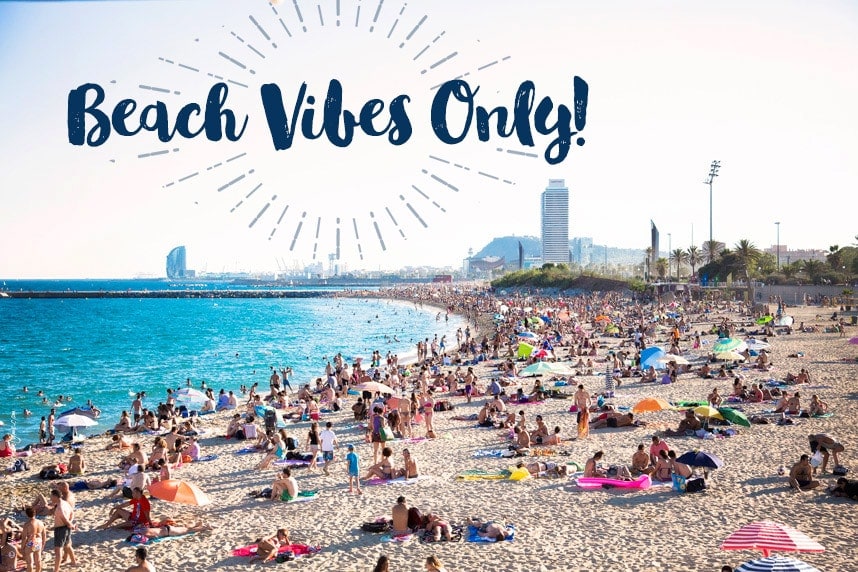 Beach Vibes Only - Visit Stylishlyme.com to read more beach quotes