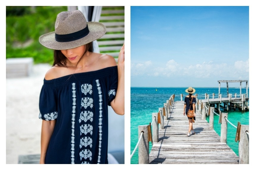 Cute Outfit for a Beach Vacation in Mexico - Visit Stylishlyme.com to view more cute outfit photos and pin your favorite beach photo