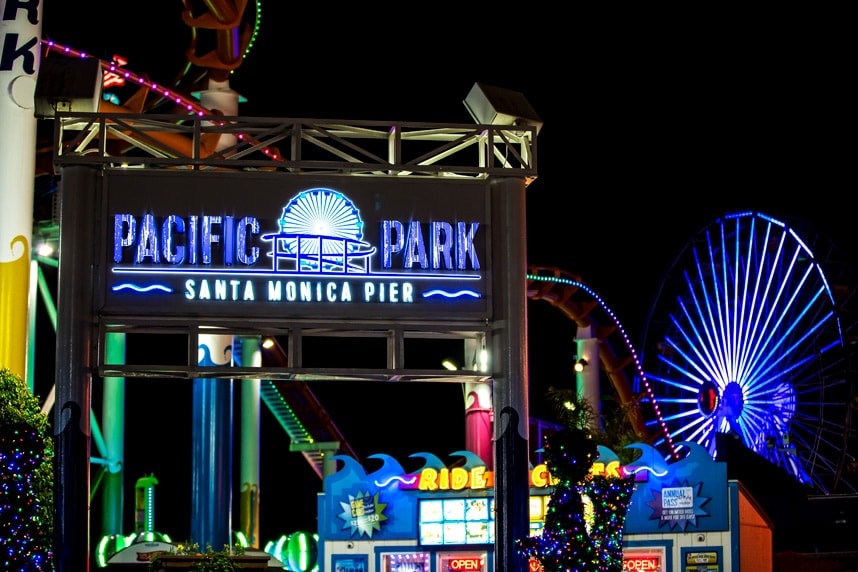 Evening Visit to Santa Monica Pier Pacific Park