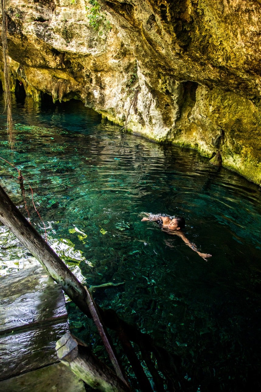 Swimming in a cenote - Amazingly gorgeous photos of cenotes in Mexico and great information! Thank you for pinning!