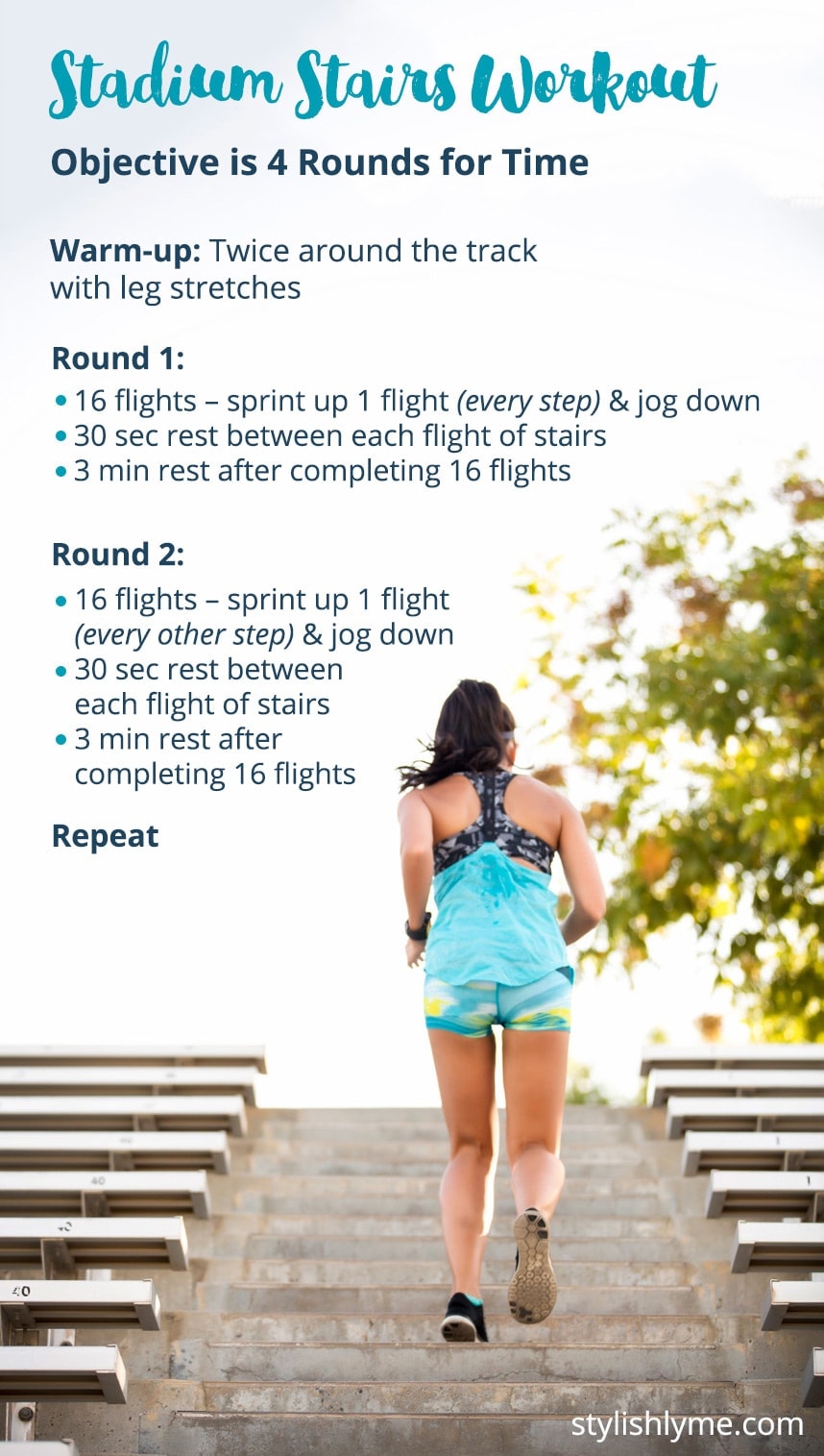 Stadium Stairs Workout Example