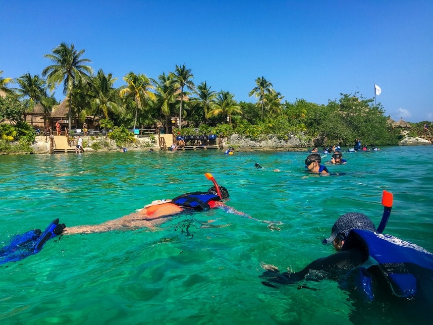 snorkleing in xel-ha - Best Snorkeling in Mexico is in The Riviera Maya