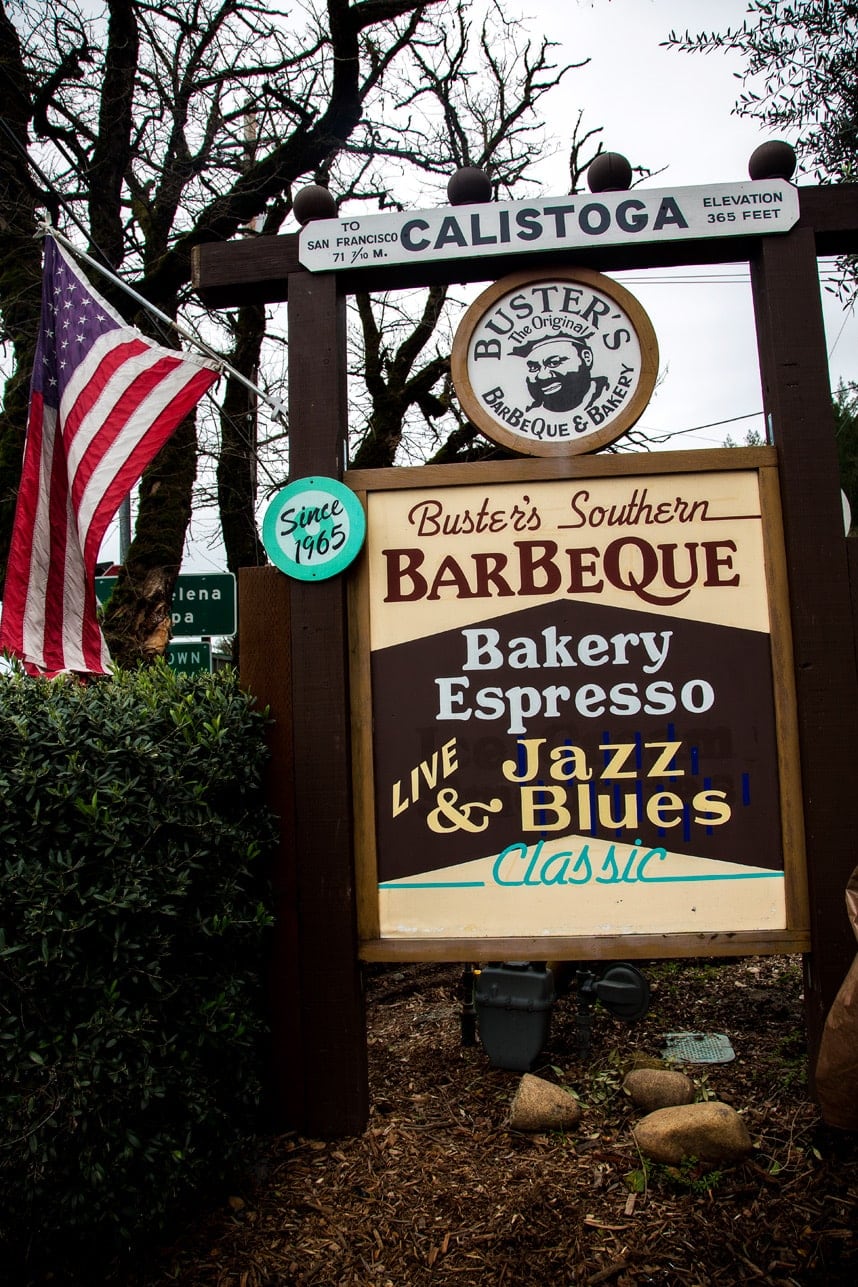 Buster’s Original Southern Barbeque - This is an awesome roundup of the best Best Napa Valley Restaurants! On my travel list next time I'm in Napa!