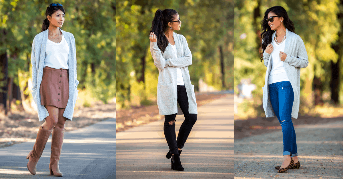 How To Style Oversize Cardigan