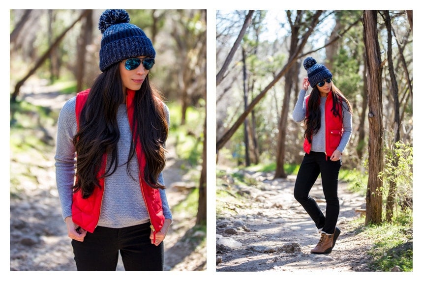 cute hiking outfits winter