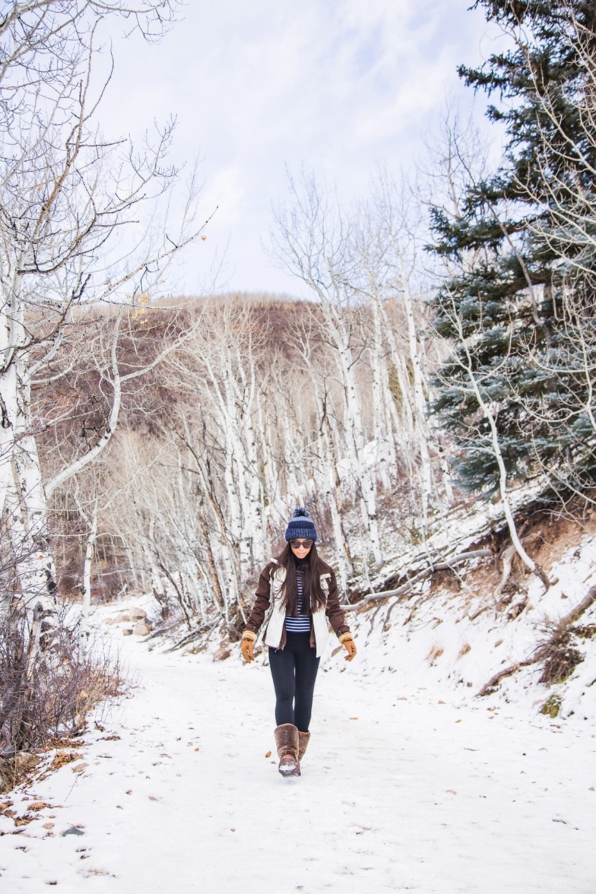 Smuggler Mountain Trail - Aspen Colorado- Visit Stylishlyme.com to view the Things to Do in Aspen - Winter Activities