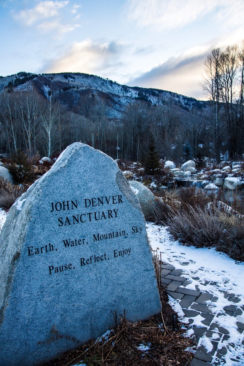John Denver sanctuary- Visit Stylishlyme.com to view the Things to Do in Aspen - Winter Activities