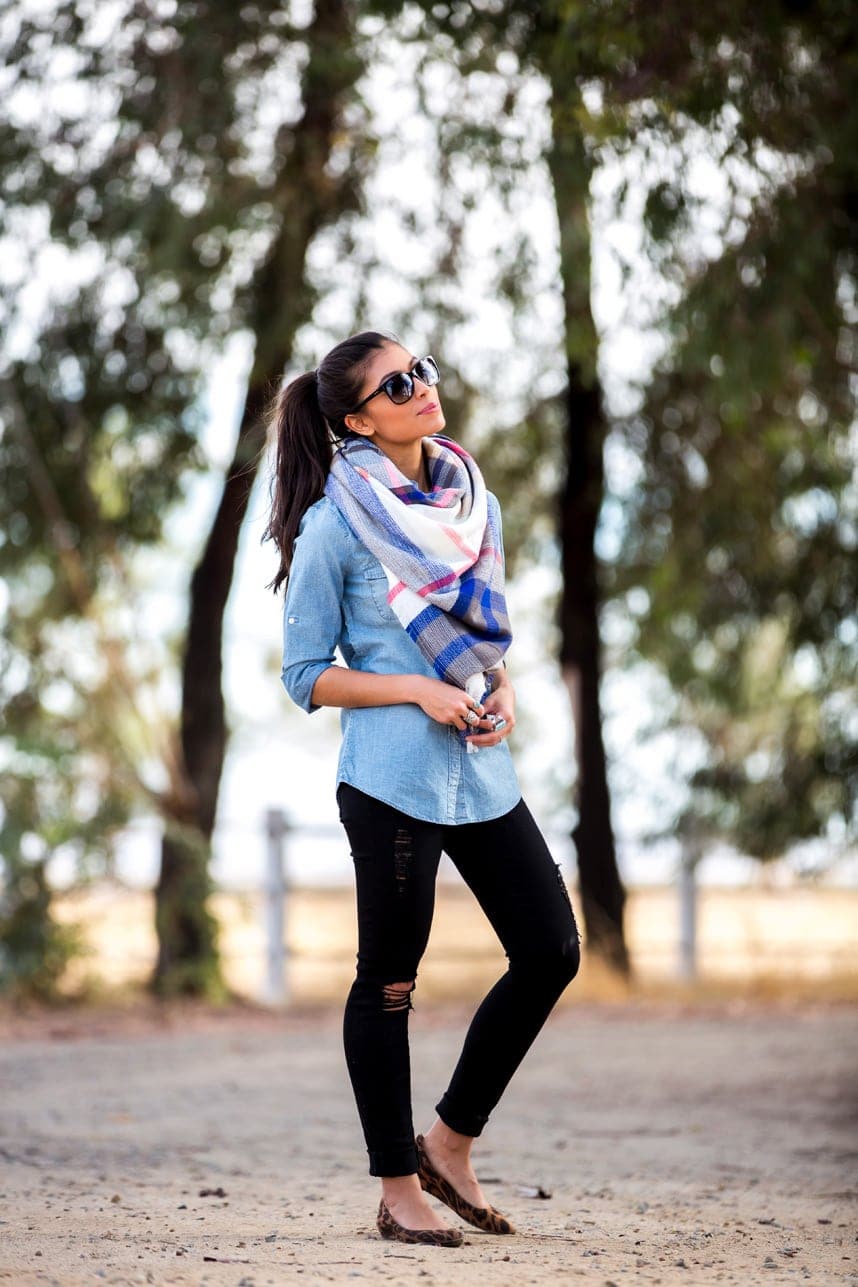 How to wear a plaid scarf - Your Ultimate Guide to Creating Cute Fall Outfits (30+ Outfit Ideas)