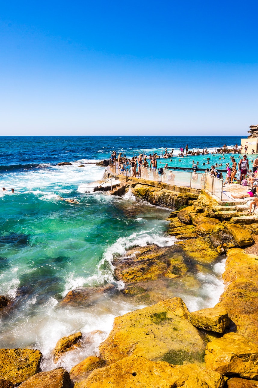 Ocean Pools in Sydney - Bondi Beach Australia: Surfing, Swimming, Sunshine, Shopping & Sunsets