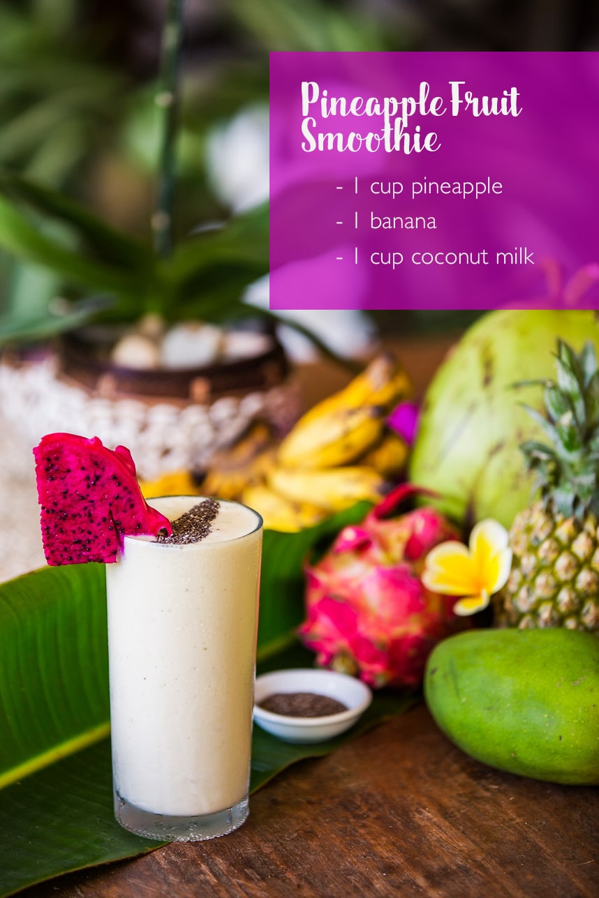 pineapple fruit smoothie - 5 Easy & Healthy Fruit Smoothie Recipes 