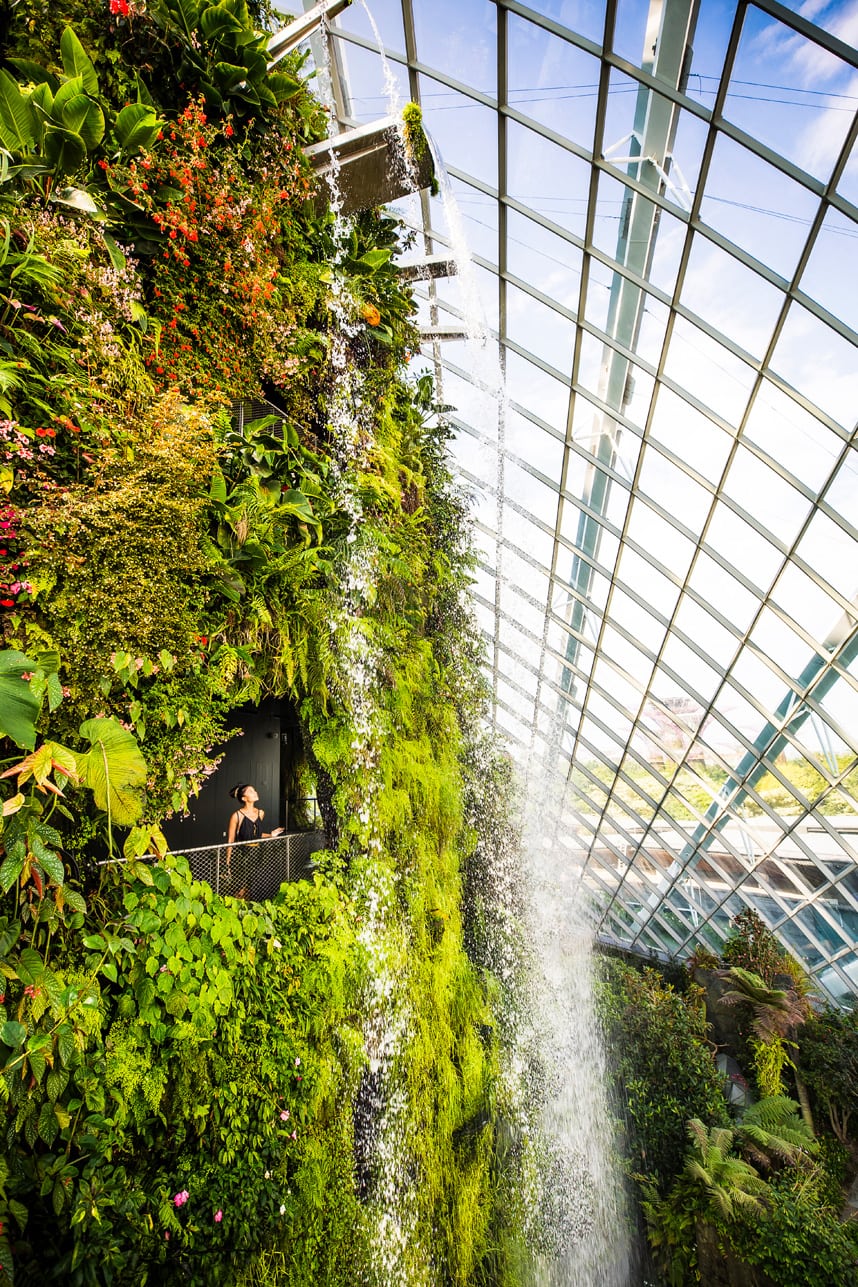 Indoor Waterfall Singapore - A Singapore Icon - Gardens by the Bay (Pics, Tickets, Hours, & Tips)