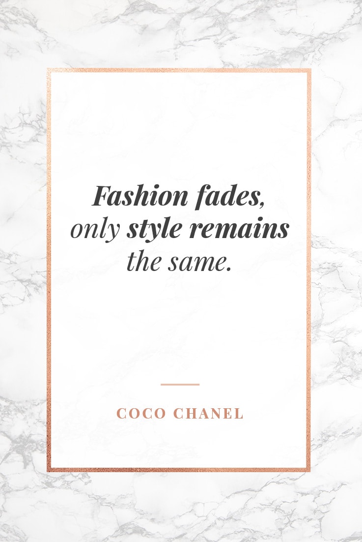47 of the Best Coco Chanel Quotes About Fashion, Life Luxury!
